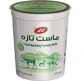 ماست پروبیوتیک کم چرب کاله